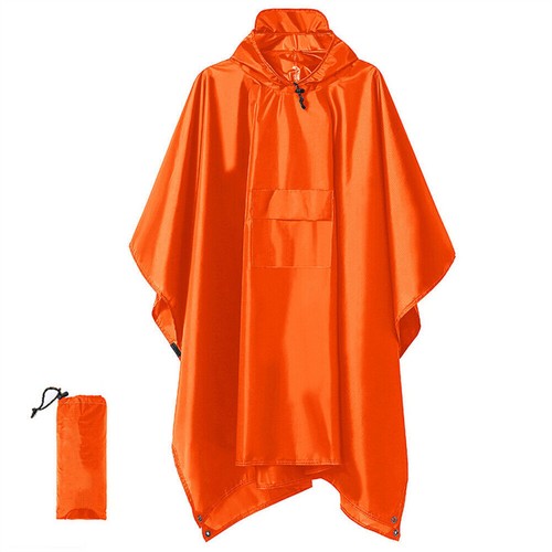 Hooded rain poncho waterproof - poncho,