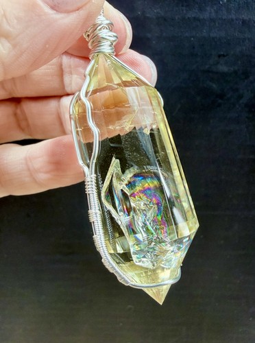 Crystal citrine vogel side - crystal,