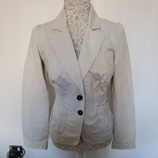 NWT - Pepperberry Jacket size 8 super curvy 8SC Tailored cream darts slimming