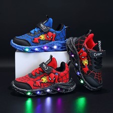 Boys Girls Luminous Trainers