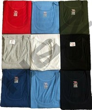  MEN VESTS 100% Cotton TANK