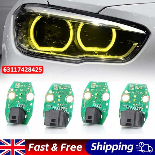 4pcs 63117428425 yellow - yellow, drl