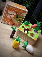 Happy Farm Wooden Toy Set