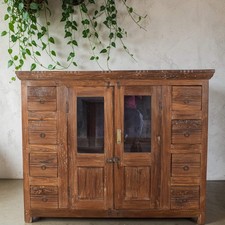 Vintage Indian Rustic Hardwood