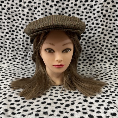 Barbour tweed green cap - green,