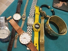 job lot of 9 mixed watches for