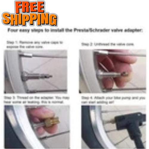 Brass adaptor presta to - x,