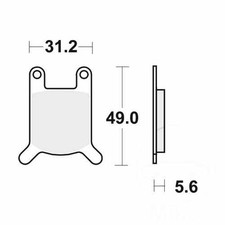 TRW Brake Pads Standard MCB508