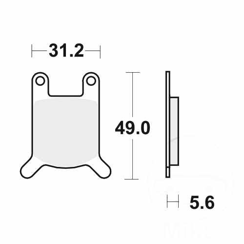 Trw brake pads standard - standard, mcb508