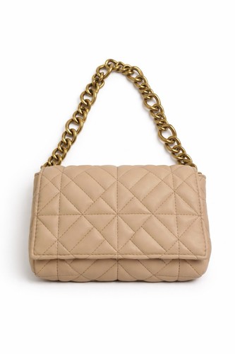 Zara beige tan quilted - beige,