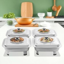 4 Pack Buffet Food Holders