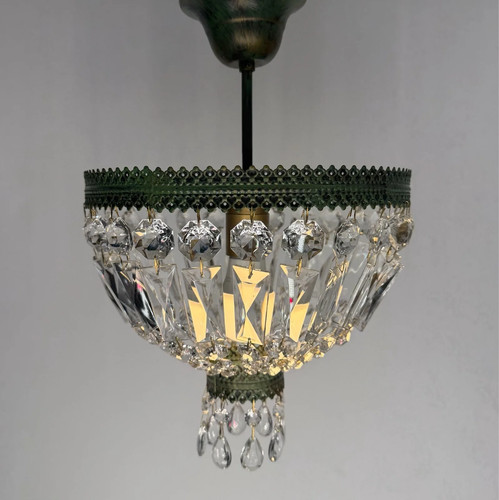 Italian crystal chandelier - italian,