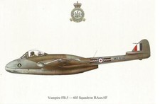 Squadron Prints   DH Vampire