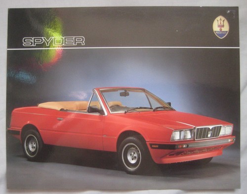Maserati spyder specification - spyder,