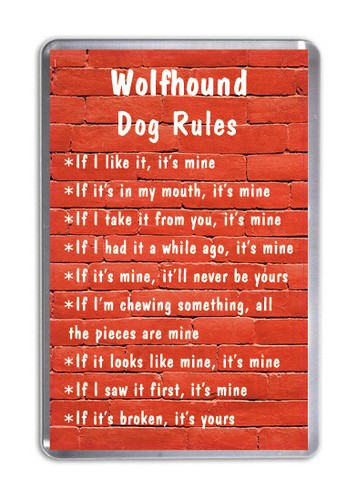 Wolfhound dog rules - wolfhound, rules,