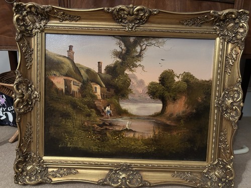 John horsewell signed oil - john,