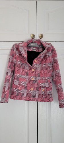 Vintage 1960 crimplene - vintage, checked