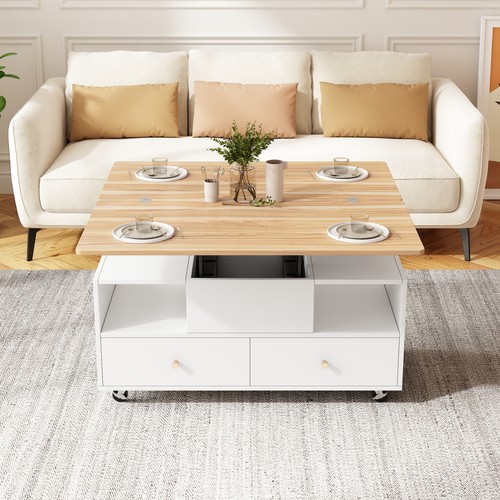 Extendable coffee table - table, with
