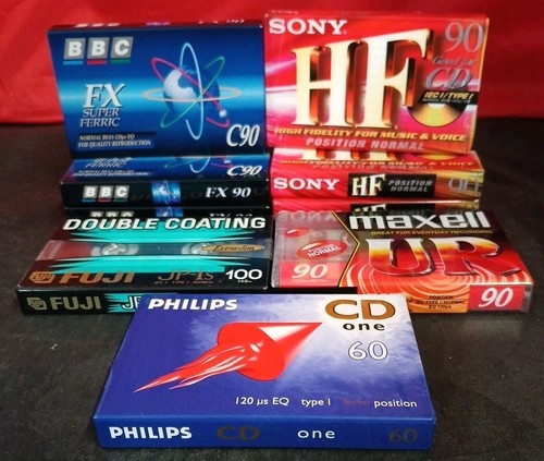 Blank cassette tapes - tapes, of