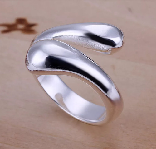 925silver plt adjustable open - adjustable,