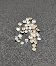 40 Loose Melee Diamonds 0.02–0.01ct – Mixed Colour & Quality – Natural
