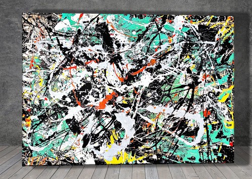 Jackson pollock green silver - jackson,