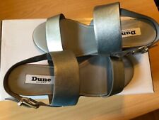 Ladies Dune Jakob Silver Sandals