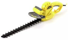 Challenge HTEG34C-450 45cm Corded Hedge Trimmer Lightweight Tool 400w Yellow