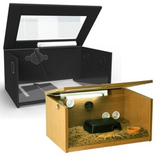 HabiStat Leopard Gecko Starter Kits Complete Reptile Terrainium Housing Wood Viv