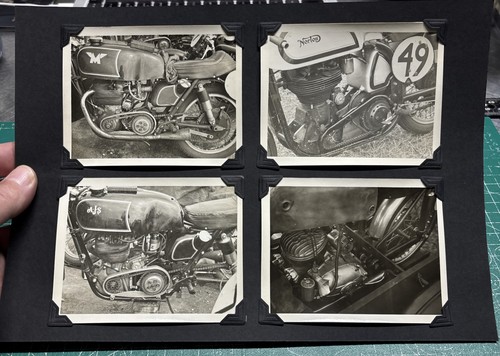 Vintage racing motorcycle - racing,