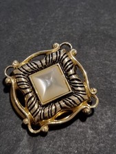 Vintage Scarf Clip Gold Tone