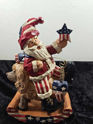 Vintage americana santa - vintage,