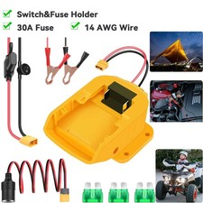 12V Adapter Booster Car Jump Starter Buck Converter for Dewalt 20V Battery 2025