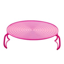 9.25" Microwave Oven Tray Folding Microwave Plate Holder Food Splatter Cover 