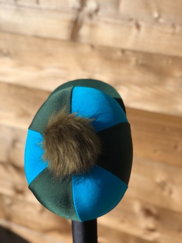 Riding hat silk - pom, one