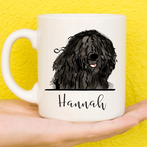Personalised hungarian puli - hungarian,