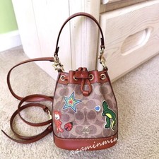 NWT Coach Mini Bucket Bag In