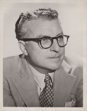  1957 John Nesbitt Portrait ABC Television New York Rare - Original Press Photo