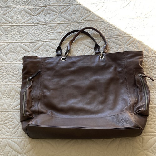 Timberland leather weekend bag - timberland,