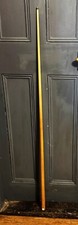 RARE ANTIQUE HIXON & SONS MAKERS LEEDS 1 PIECE SNOOKER CUE - COLLECTORS CUE