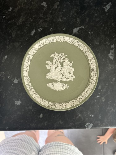 Wedgwood jasperware green - jasperware, my