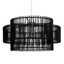 Luxurious Black Bamboo 2 Tier