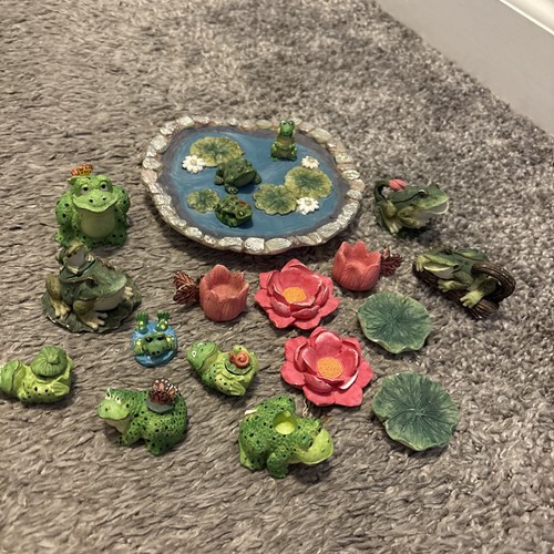 Frog tea set - set, mini