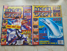 Mean Machines Sega Magazine x 2 Ecco plus Streetfighter 2 CE Sonic Comic Extras