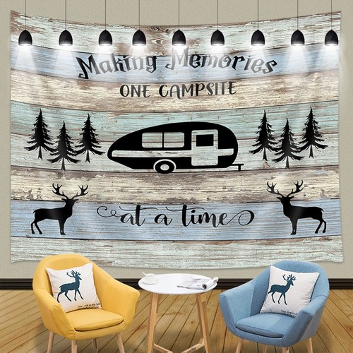 Vintage camper van wall - camper,