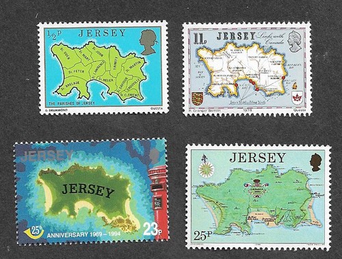Maps jersey collection mnh - of,
