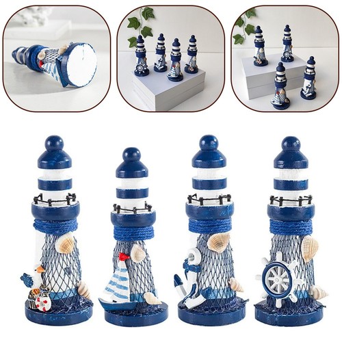 Handcrafted lighthouse decor - handcrafted,