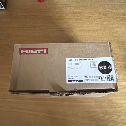 Hilti bx4 27mm nails 27 - bx4, x-c
