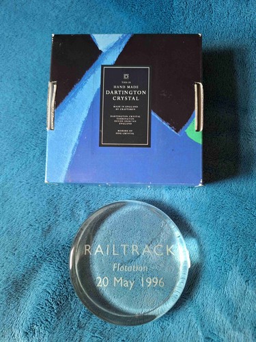 Dartington glass paperweight - dartington,