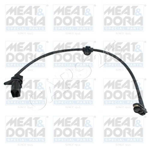 Warning contact brake pad - brake, wear